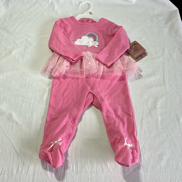 NWT 6-9M Lily & Jack jumpsuit with tutu/sleeper - Picture 1 of 5